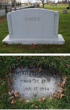 Snider, Winifred H. (1901 - 1994)