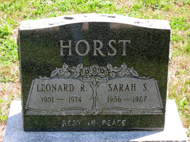 Horst, Leonard Roy (1901 - 1975)
