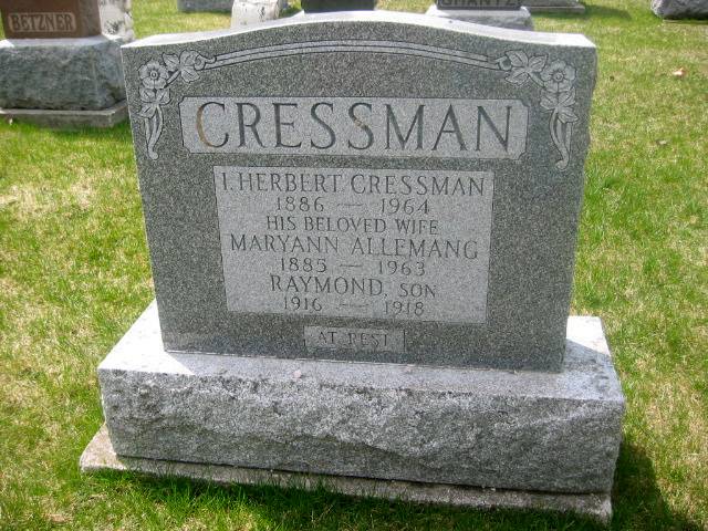 Cressman, Isaac Herbert (1886 - 1964)